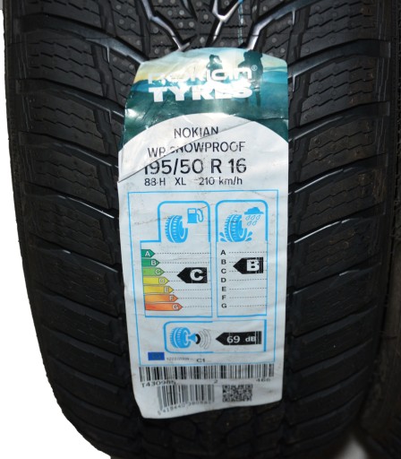 OPONY NOKIAN WR SNOWPROOF 195/50/R16 ZIMA NOWE KPL