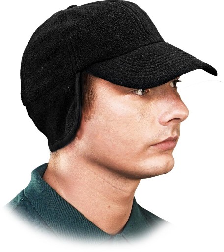 Czapka ochronna ocieplana z daszkiem typu baseball