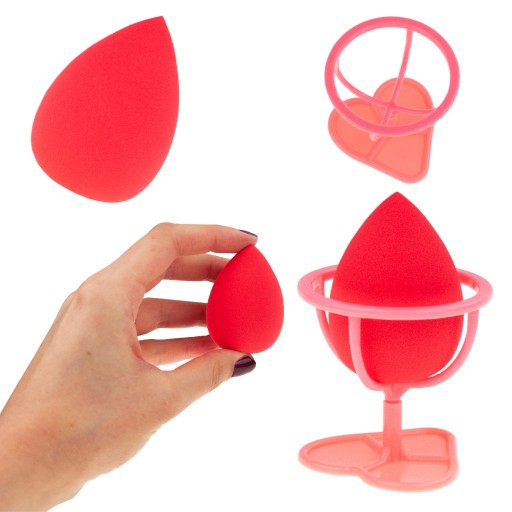 блендер MAKE-UP SPONGE + набор подставок для спонжа