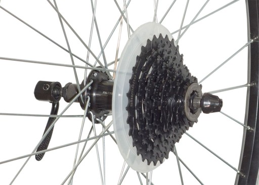 28-дюймовое усиленное заднее колесо SHIMANO + черная кассета 8s.