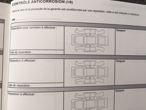 Renault KADJAR FL Французская сервисная книжка 18-