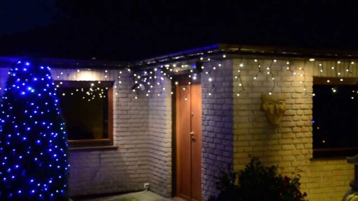KURTYNA ZEWNĘTRZNA 120 LED BIAŁY CIEPŁY 7M FLASH