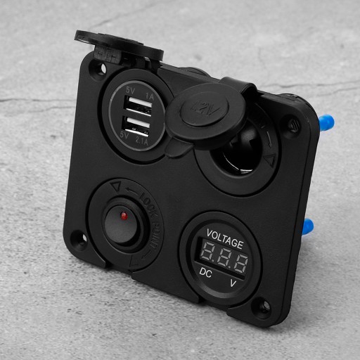 РАЗЪЕМ ПРИкуривателя USB 12V ПАНЕЛЬ ПЕРЕКЛЮЧАТЕЛЕЙ