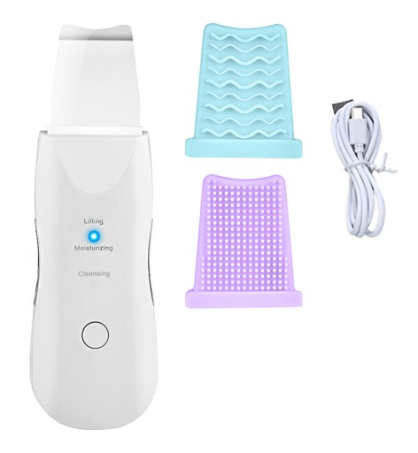 PEELING KAWITACYJNY BEZPRZEWODOWY KAWITACJA PILING TWARZY + NAKŁADKI AG207F