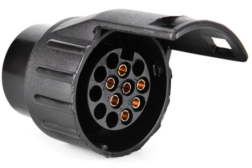 PRZEJŚCIÓWKA ADAPTER GNIAZDO PRZYCZEPY 7/13 PIN REDUKTOR REDUKCJA GNIAZDA