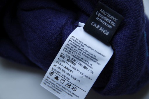 ЗИМНЯЯ ШАПКА ARCTERYX ШЕРСТЯНАЯ ШАПКА С ОРИГИНАЛЬНЫМ ЛОГОТИПОМ