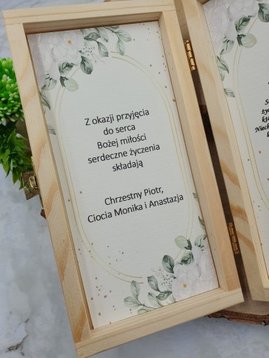 Pamiątka Chrztu Świętego PREZENT na chrzest