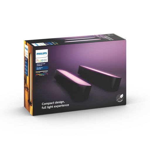 Настольная лампа Philips Hue черная, мощность до 6,6 Вт