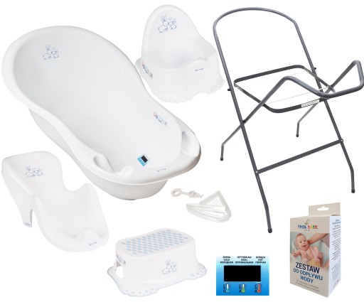 BABY BABY TEGA BABY SET 8в1 ПОДСТАВКА ДЛЯ ТЕРМОМЕТРА ДЛЯ ДЕТСКОЙ ВАННКИ АКСЕССУАРЫ