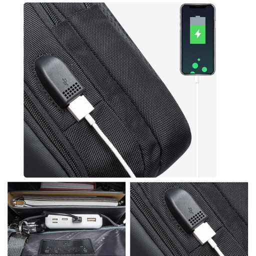 Moda МУЖСКАЯ НАСТЕННАЯ СУМКА, РЮКЗАК USB