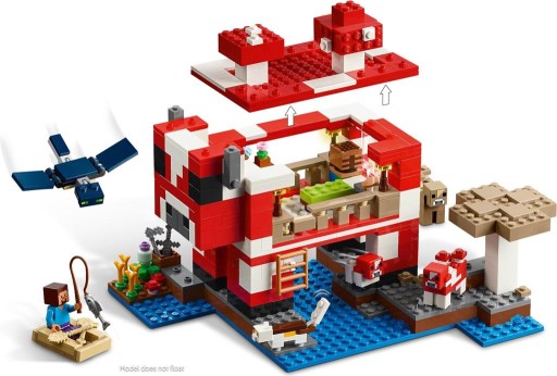 KLOCKI LEGO | MINECRAFT 21270 DOM GRZYBOWEJ KROWY NOWE DLA DZIECKA + TORBA