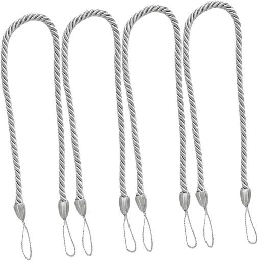 4 Oxford Cord Curtains Opaski do zasłon dekoracyjnych