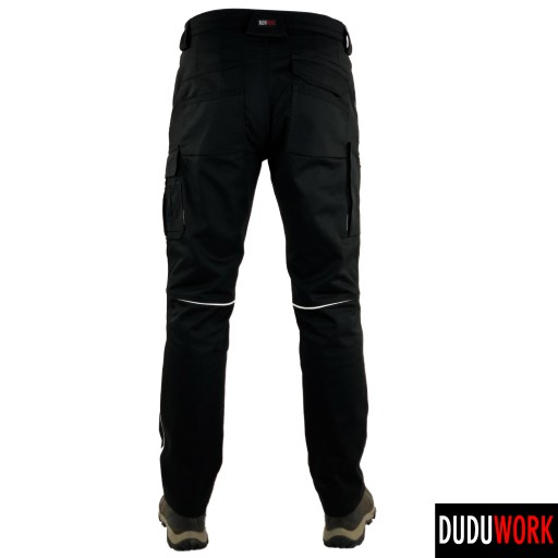 РАБОЧИЕ БРЮКИ DuduWork черные и серебристые, размер 58