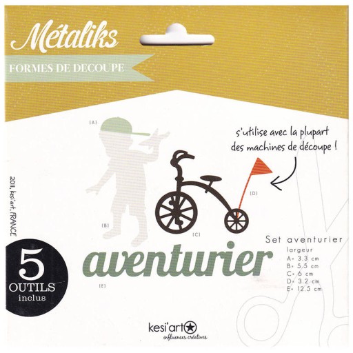 Kesi'Art CUTTER - Металикс - Велосипед для мальчика Aventurous boy OD-022