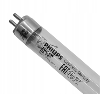 НИТЬ НА НИТИ ДЛЯ УФ ЛАМПЫ 6ВТ PHILIPS UV1G-M ДВУХ ПИНЫ ОБРАТНОГО ОСМОСА