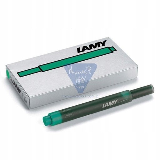 ПЕРЬЕВАЯ РУЧКА LAMY PEN С ЗАПРАВКОЙ ЗЕЛЕНЫХ ЧЕРНИЛ