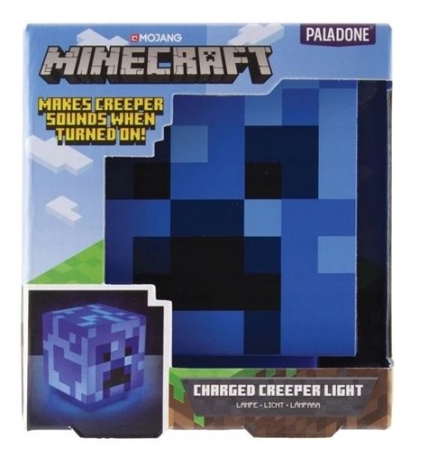 НОЧНАЯ ЛАМПА MINECRAFT ЗАРЯЖЕННАЯ ФИГУРКА КРИПЕРА СВЕТЯЩИЙСЯ ЗВУК ВЗРЫВА
