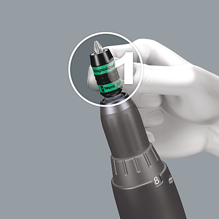 РУЧКА RAPIDAPTOR С МАГНИТНЫМ КОЛЬЦОМ WERA