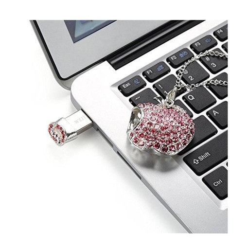 Kryształowa pamięć flash USB dla dziewczynek 16 GB