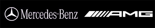 Наклейка на передний суппорт Mercedes W217 W222 AMG