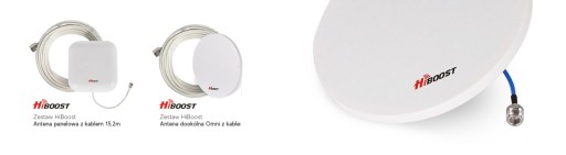 Комплект репитера 13dBi GSM 5G HiBoost Hi23-ENR700 с домашними антеннами