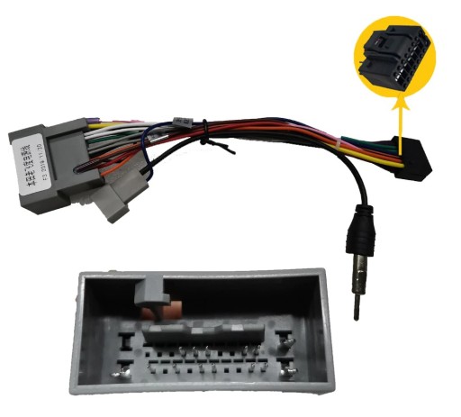 ISO 16PIN РАДИО ANDROID АДАПТЕР ДЛЯ HONDA