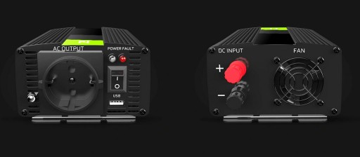 АВТОМОБИЛЬНЫЙ ИНВЕРТОР GREEN CELL 12 В 600 Вт СИНУС