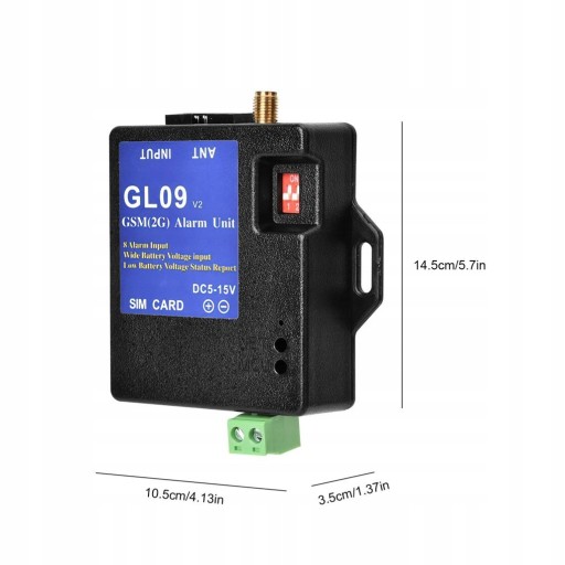 GSM GL09 8-канальная дверная сигнализация
