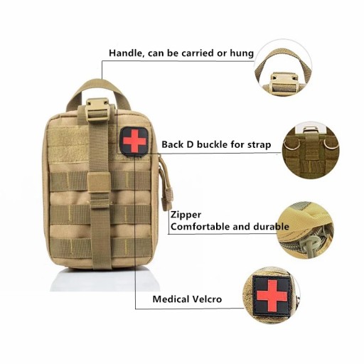Тактические аптечки Molle, медицинская сумка, военная сумка для кемпинга, выживания Molle