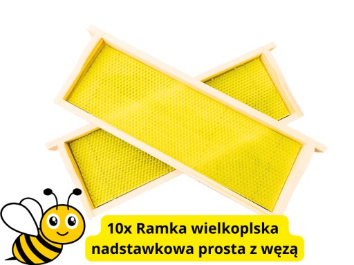 Ramka Wielkopolska 1/2 PROSTA z węzą ramki wielkopolskie gotowe nadstawkowe