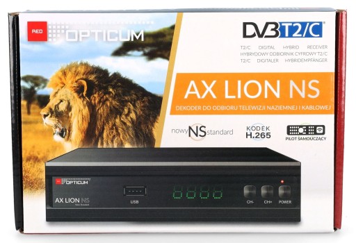 Tuner Dekoder DVB-T2 H265 DVB-C Telewizji Cyfrowej
