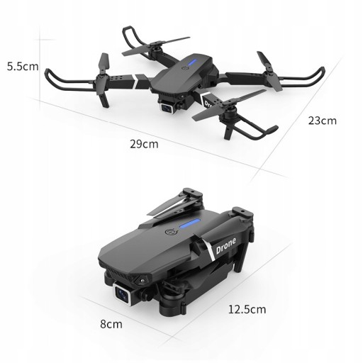 DRON E90 PRO KAMERY 4K WIFI HD ZABAWKA ZAWIS 250m