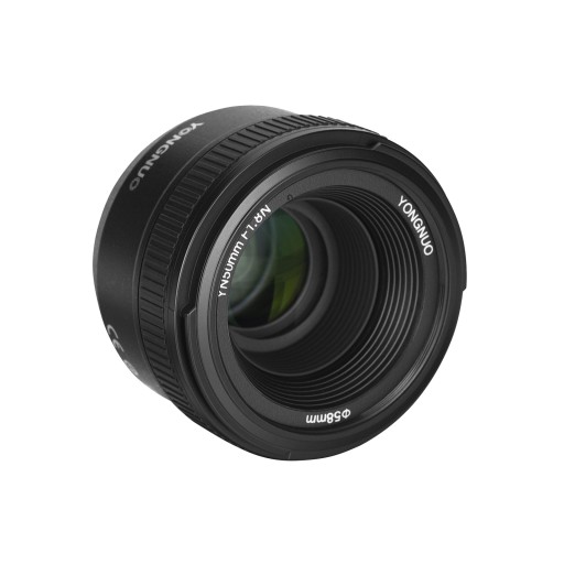 Объектив YONGNUO YN50 мм F1,8 AF 1:1,8 стандартный с фиксированным фокусным расстоянием