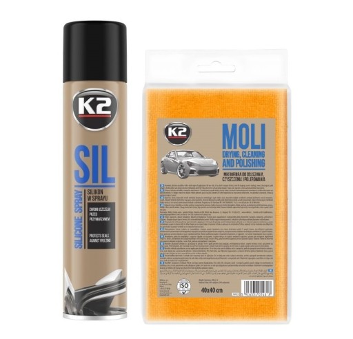 K2 SIL - 100% SILIKON W SPRAYU DO USZCZELEK 300 ML