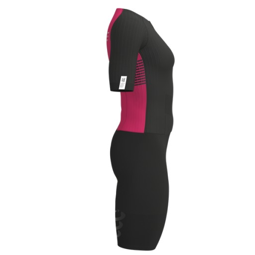 COMPRESSPORT Женский комбинезон для триатлона AERO SS TRISUIT черный/джазовый L