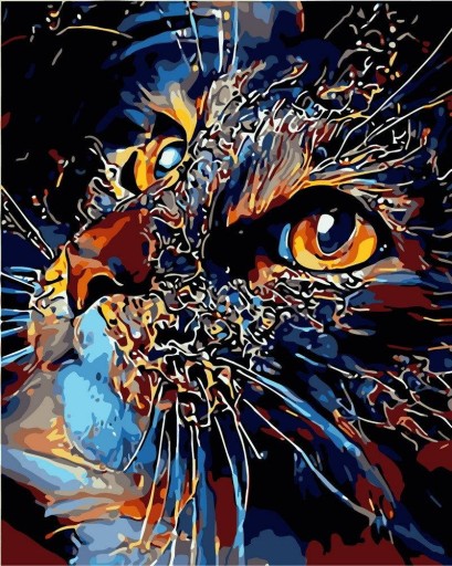 Картина для КРАСКИ ПО ЦИФРАМ Без рамки ARTNAPI
