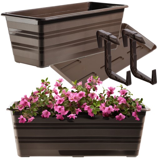 BALCONY BOARD 40 см цветочный горшок горшок держатель балкон ручки