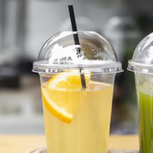 Чёрные пластиковые трубочки Shake для питья, 500 шт.