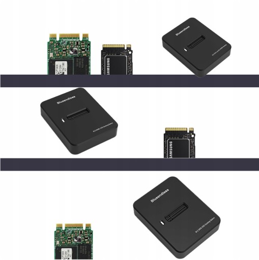 Адаптер SSD Карманный диск NVME/SATA M.2 USB-C емкостью 2 ТБ
