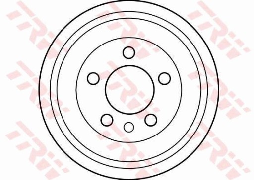 ТОРМОЗНОЙ БАРАБАН TRW FABIA 1.4TDI 1.9TDI 1.4 16V