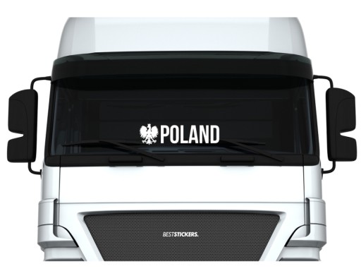 Naklejka NAPIS IMIĘ ORZEŁ Zamówienie busa szybę tira auto *60cm *WZORY
