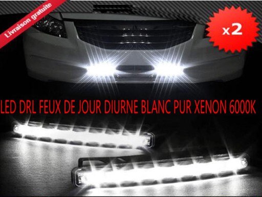 Дневные ходовые огни LED DRL Homologation 6000K BULB LAMP
