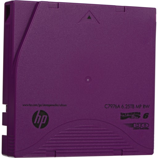 Картридж данных LTO-6 Ultrium MP RW, 6,25 ТБ C7976A