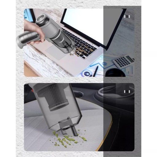АККУМУЛЯТОРНЫЙ АВТОМОБИЛЬНЫЙ РУЧНОЙ USB-ПЫЛЕСОС