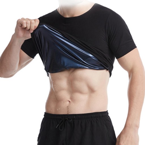 Компрессионный мужской жилет-толстовка для сауны, синий XXL/3XL