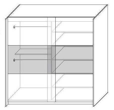 KOMPLET SYPIALNIANY AGAT POŁYSK 140x200 + STOLIKI