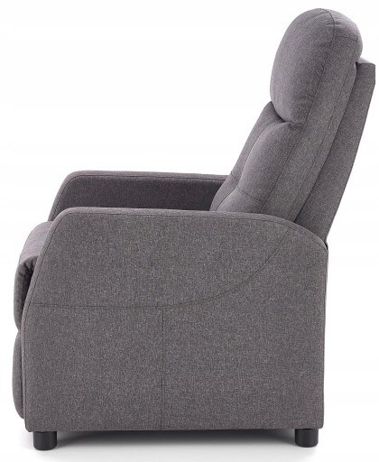 FELIPE DARK GREY кресло для отдыха с откидной спинкой