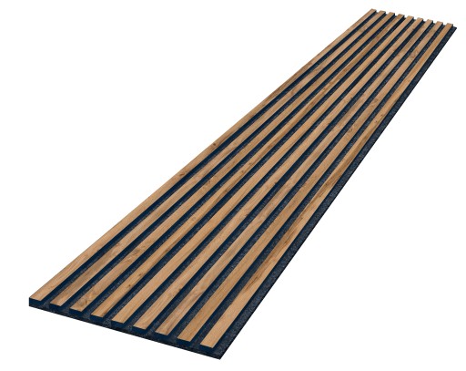 LAMELE 3D NA FILCU AKUSTYCZNE 270x45 ORZECH
