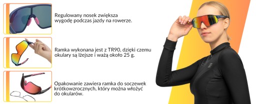 ROCKBROS Велосипедные очки поляризационные UV400