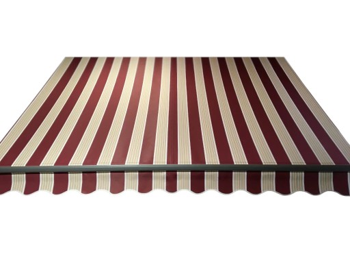 Markiza tarasowa ANTRACYT 250x200 Bordo-Beż STD